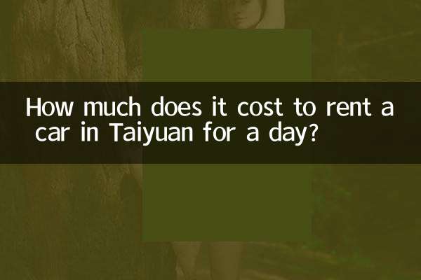 Combien ça coûte de louer une voiture à Taiyuan pour une journée ?