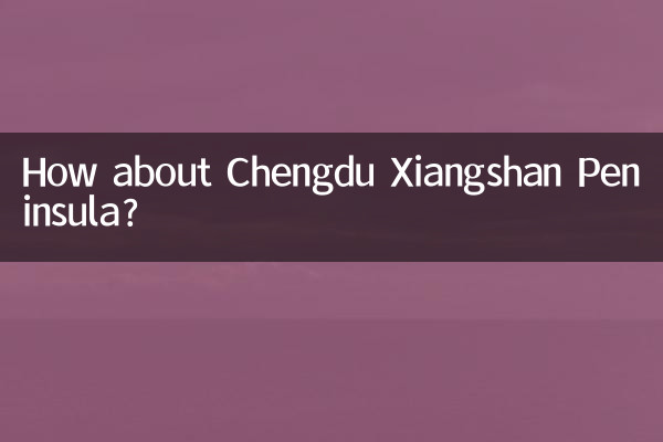 Che ne dici della penisola di Chengdu Xiangshan?