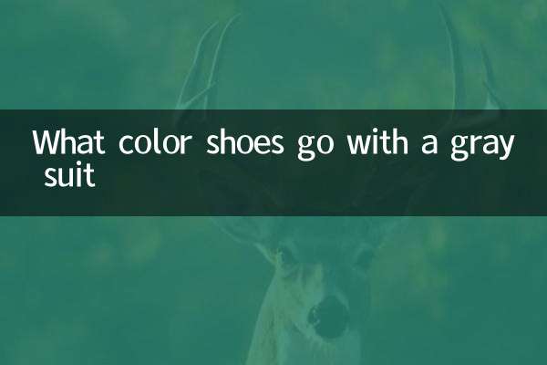 چه رنگی کفش با کت و شلوار خاکستری می آید