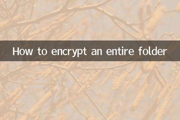 Comment chiffrer un dossier entier