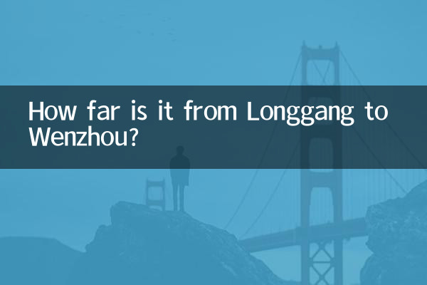 龍崗から温州までの距離はどのくらいですか？