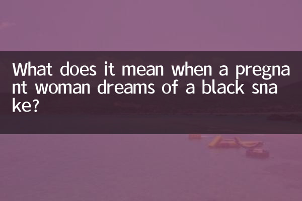 Что означает, если беременной женщине снится черная змея?