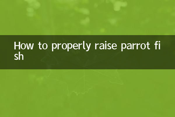 तोता मछली को ठीक से कैसे पालें