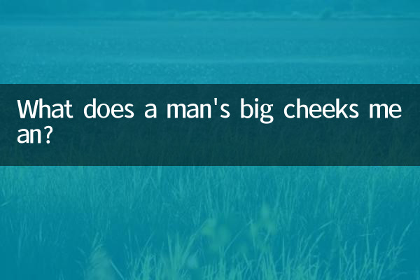 একজন মানুষের বড় গাল মানে কি?