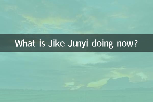 ジケ・ジュンイは今何をしているのですか?