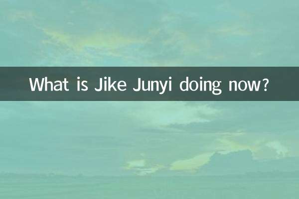 ジケ・ジュンイは今何をしているのですか？