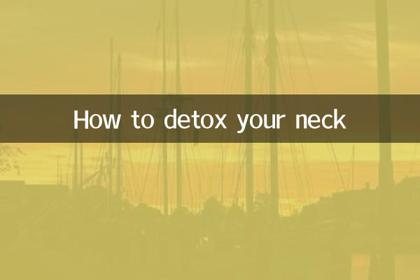 Come disintossicare il collo