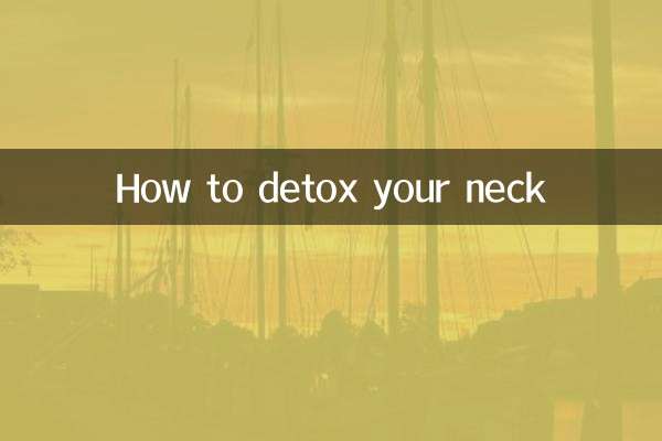 Come disintossicare il collo