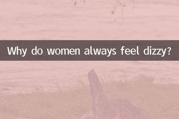Warum ist Frauen immer schwindelig?