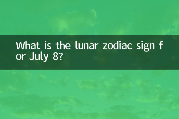 7月8阴历星座是什么