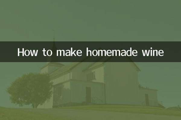 Comment faire du vin maison