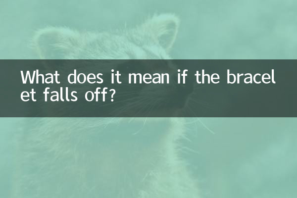 手链掉了预示什么
