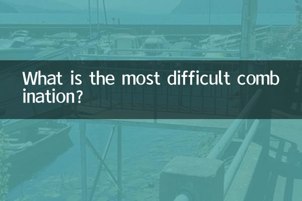 سب سے مشکل امتزاج کیا ہے؟