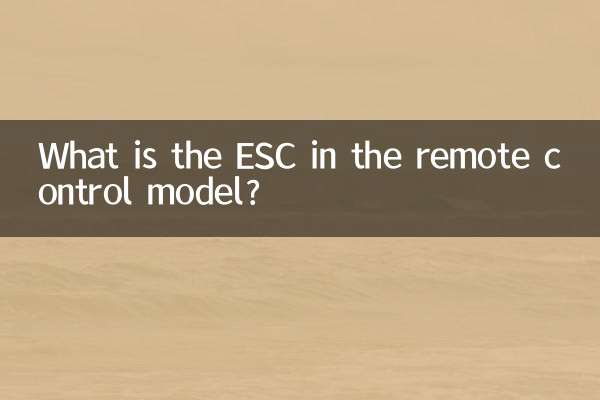 Was ist der ESC im ferngesteuerten Modell?