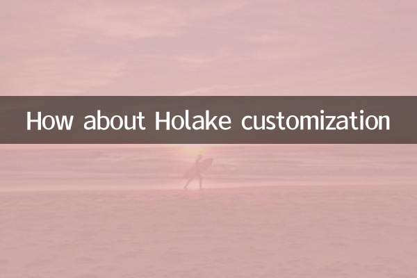Che ne dici di personalizzazione Holake