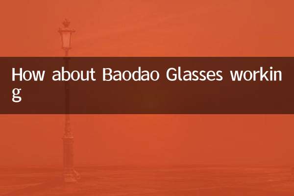 Que tal óculos de baodao funcionando