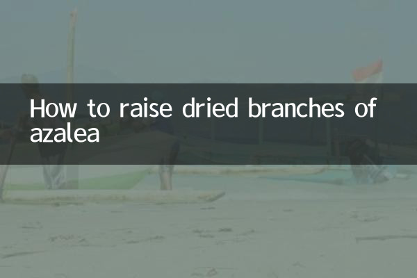 Comment élever des branches séchées d'Azalea