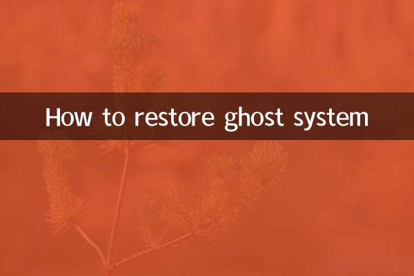 How to restore ghost system