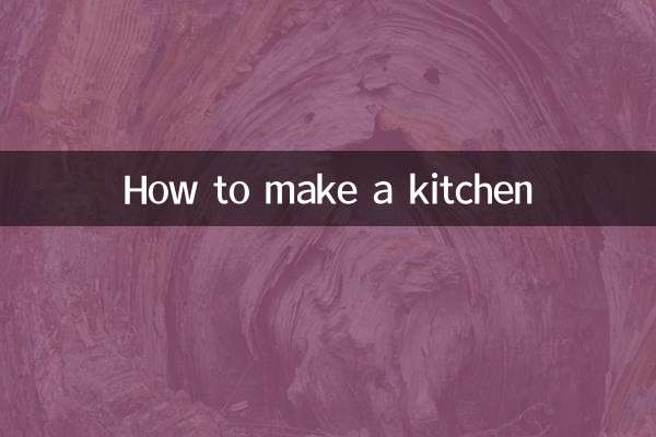 Cómo hacer una cocina