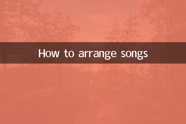 How to arrange songs