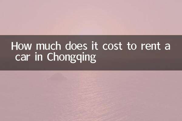 ¿Cuánto cuesta alquilar un automóvil en Chongqing?