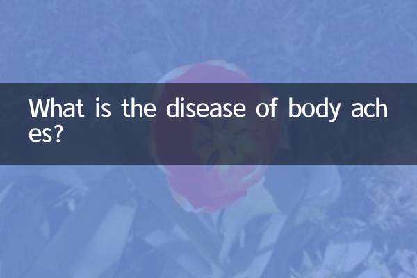 Qual è la malattia dei dolori muscolari?
