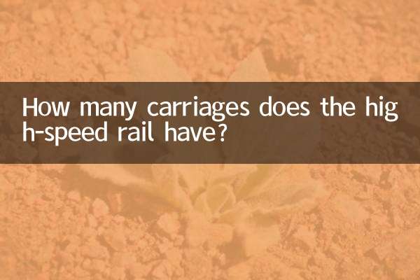 De combien de voitures dispose le train à grande vitesse ?