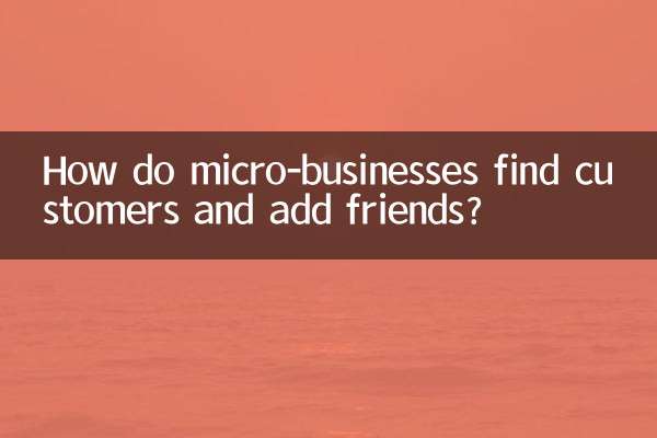 How do micro-businesses find customers and add friends?