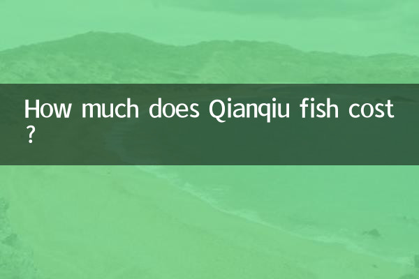 Quanto custa o peixe Qianqiu?