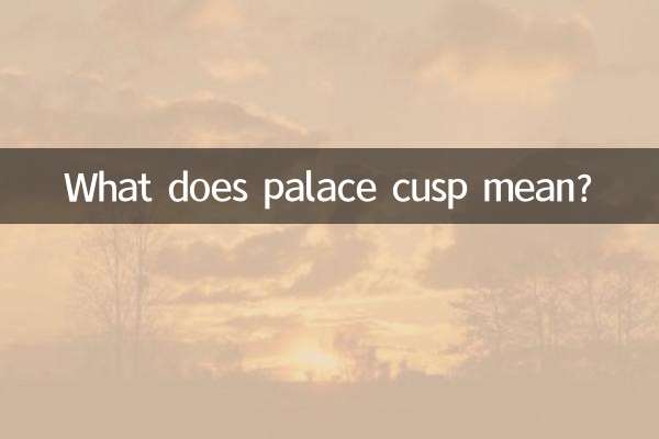 O que significa cúspide do palácio?