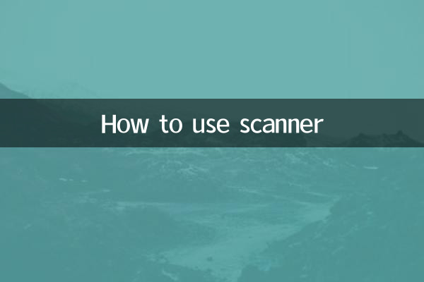 So verwenden Sie den Scanner