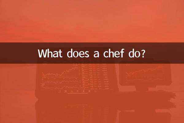 What does a chef do?