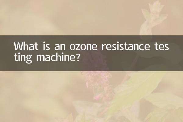 Cos'è una macchina per testare la resistenza all'ozono?
