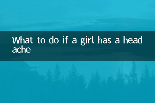 Que faire si une fille a mal à la tête