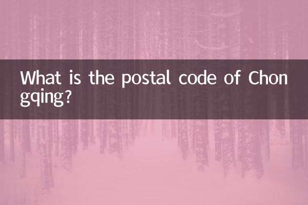 Какой почтовый индекс Чунцин?
