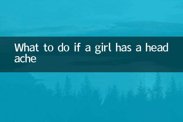 Que faire si une fille a mal à la tête