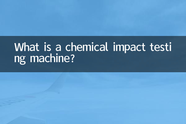 O que é uma máquina de teste de impacto químico?