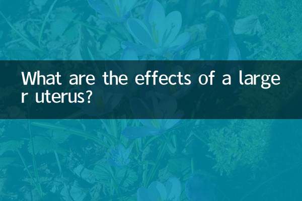 ¿Cuáles son los efectos de un útero más grande?