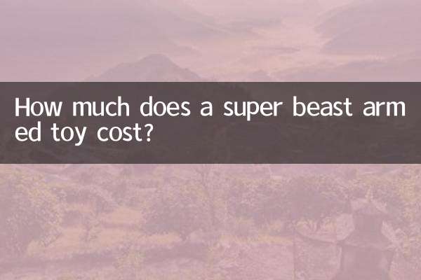 How much does a super beast armed toy cost?
