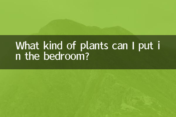 寝室にはどんな植物を置けばいいの？