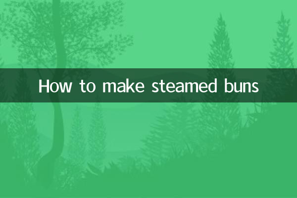 Wie man Dampfbrötchen macht