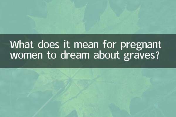 Cosa significa per le donne incinte sognare tombe?