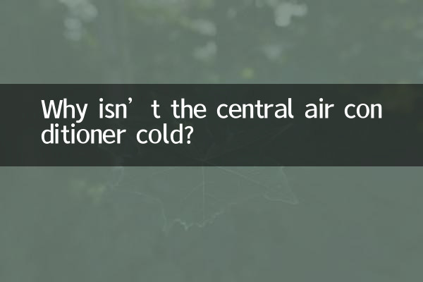 কেন কেন্দ্রীয় এয়ার কন্ডিশনার ঠান্ডা হয় না?