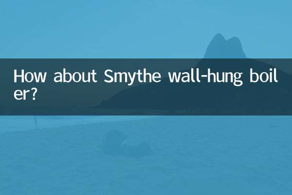 Smythe 벽걸이형 보일러는 어떠세요?
