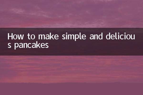 Come preparare dei pancake semplici e deliziosi
