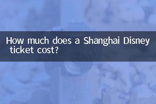 How much does a Shanghai Disney ticket cost?