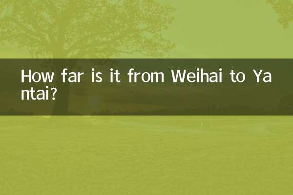 Wie weit ist es von Weihai nach Yantai?