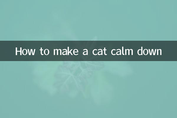 چگونه یک گربه را آرام کنیم