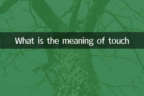 স্পর্শ মানে কি