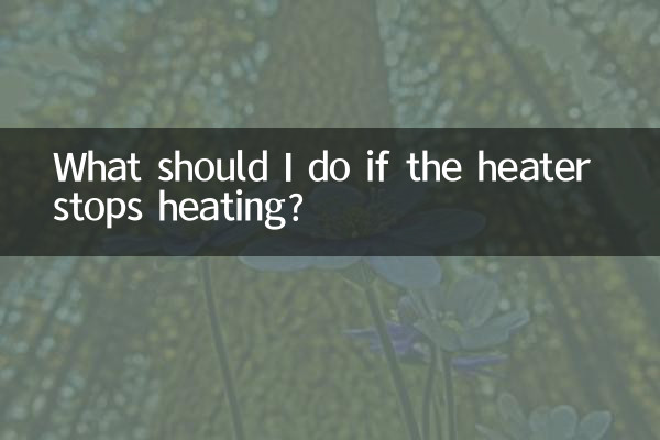 اگر ہیٹر گرم کرنا چھوڑ دیتا ہے تو مجھے کیا کرنا چاہئے؟